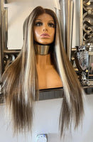 Nicole -Balayage Natural Lace Front Wig