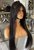 Demi straight - black
