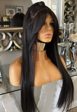 Demi straight - black