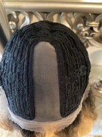 Beyoncé Nenil Centre Part Curly Brown Wig Blonde Face Framing