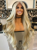 Sexy Cinderella - Blonde Human Hair Blend 360 Wig