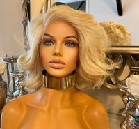 blonde lace front Wig Transparent Lace Wig Bob Wig Short Bob Side Lace Part Wig