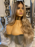 human hair wig ombre lace front Wig Blonde Wig Lace Wig Curly Wig - Celebrity Hair UK