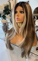 Blonde Lace Front Wig Centre Part lace front Balayage