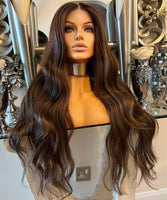 Brown Blonde Lace Wig Lace Front Wig Brown And Chestnut Wig