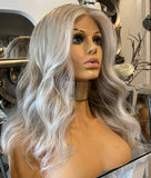 Beautiful bodywave short cut curly lace platinum blonde