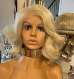 blonde lace front Wig Transparent Lace Wig Bob Wig Short Bob Side Lace Part Wig