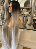 Kim K Dark Root Grey - Celebrity Hair UK