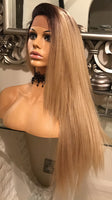 Dark root ginger/strawberry blonde