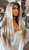 Beautiful dark root blonde wig