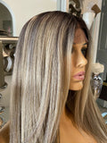 Lace Front Wig Blonde Wig Highlight thick Wig - Celebrity Hair UK