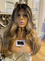 blonde human hair wig Ombré Wig Blonde lace front Wig Blonde Wig Centre Part Wig - Celebrity Hair UK