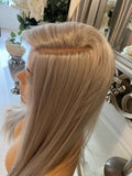 Ash Blonde Lace Front wig, Versatile Unit
