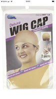 DREAM Deluxe Wig Cap Natural 2 pcs Wig Cap Nude Wig Cap One Size Wig Cap - Celebrity Hair UK
