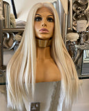 Nicole blonde silk top