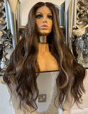 Brown Blonde Lace Wig Lace Front Wig Brown And Chestnut Wig