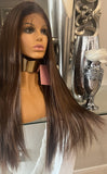 Nicole stunning Natural Chestnut lace front Wig