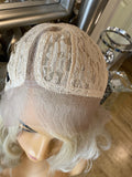 Side part BLEACH Blonde wig colour 613