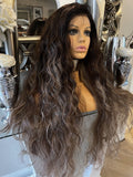 Brown/ blonde and chestnut 360 lace front wig