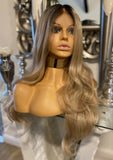 human hair wig ombre lace front Wig Blonde Wig Lace Wig Curly Wig - Celebrity Hair UK
