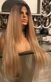 Dark root ginger/strawberry blonde