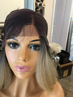 Ombré, Lace Front Wig Blonde Wig - Celebrity Hair UK