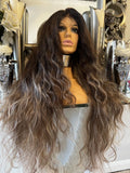 Brown/ blonde and chestnut 360 lace front wig