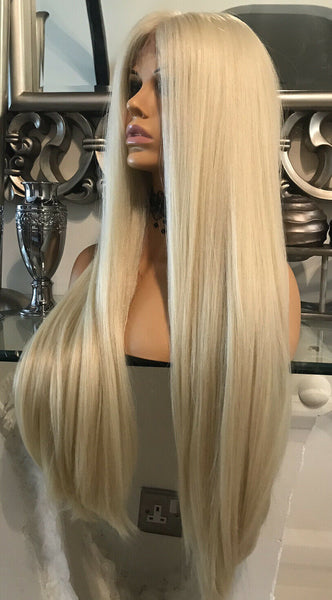 human hair wig ombre lace front Wig Blonde Wig Lace 360 Blonde Lace Front Wig - Celebrity Hair UK