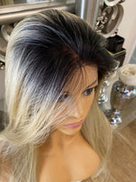 Nicole Silk Top Dark Root Blonde - Celebrity Hair UK