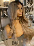 human hair wig ombre lace front Wig Blonde Wig Lace Wig Curly Wig - Celebrity Hair UK