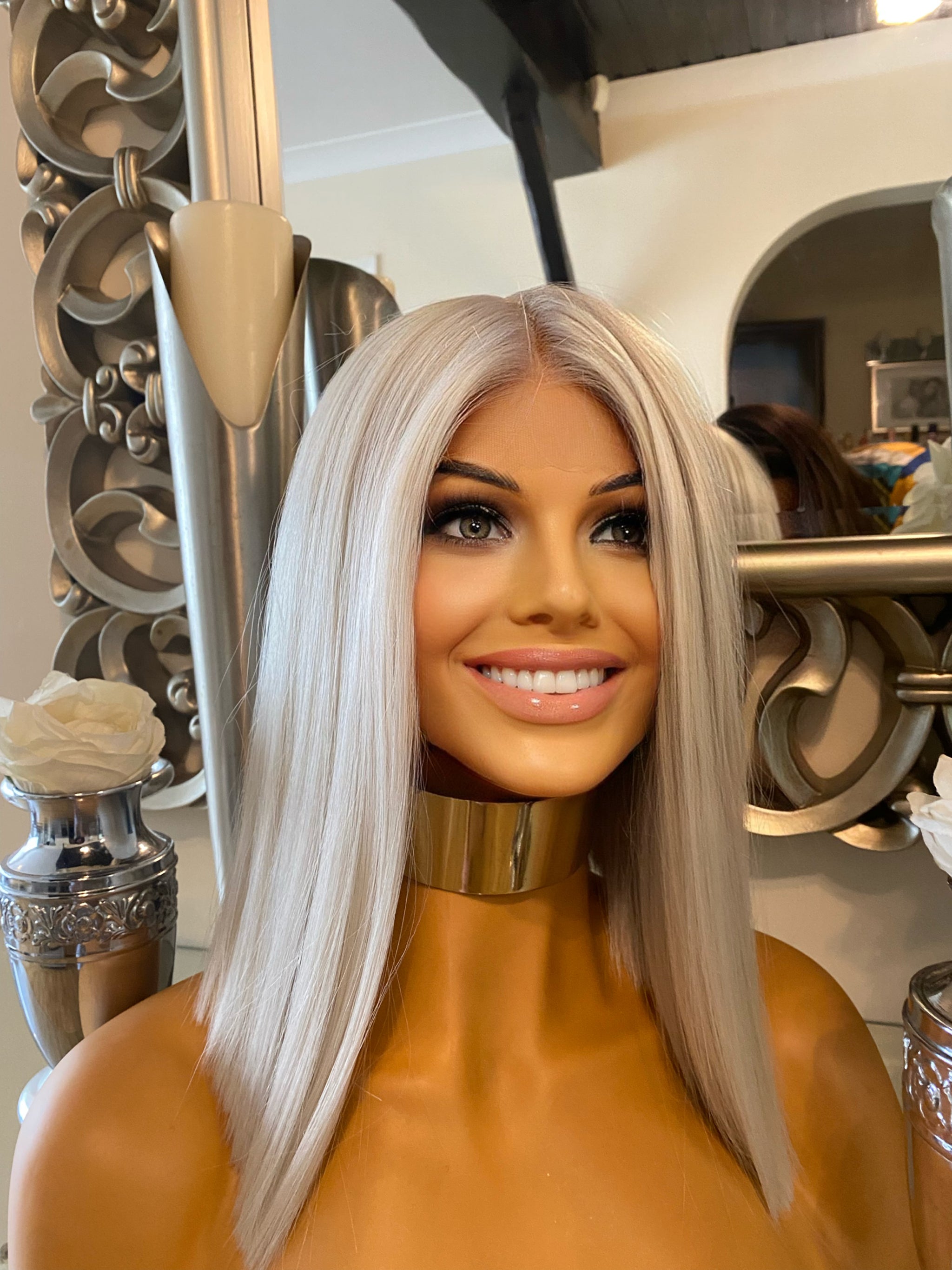 Celebrity human lace orders ombre blonde wig